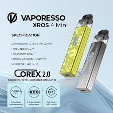 The Vaporesso XROS 4 Mini Kit